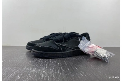 x OG Jordan 1 Travis 'Black (Kids!) Low Scott DO5442-001 Air Phantom' SP 0818